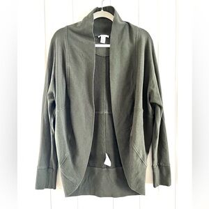Daily Ritual Anthropologie Green Open Cardigan, Sz M (P2P 23”)